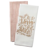 DII® Assorted Merry & Bright Christmas Dishtowel Set