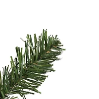 24" Pre-Lit Flocked Kiana Artificial Christmas Wreath, Warm White Dura-Lit® LED Mini Lights