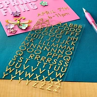 Glitter Block Alphabet Stickers by Recollections