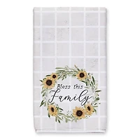 Wreath with Sunflowers 16" x 25" Towel Set