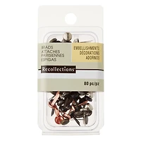 12 Packs: 80 ct. (960 total) Metallic Circle Brads by Recollections™