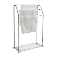 Organize It All Freestanding Acrylic Towel Rack
