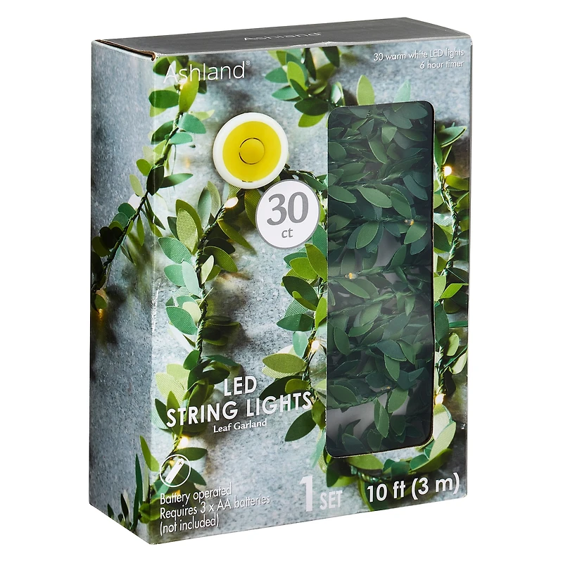 8 Pack: 10ft. Leaf Garland String Lights by Ashland™