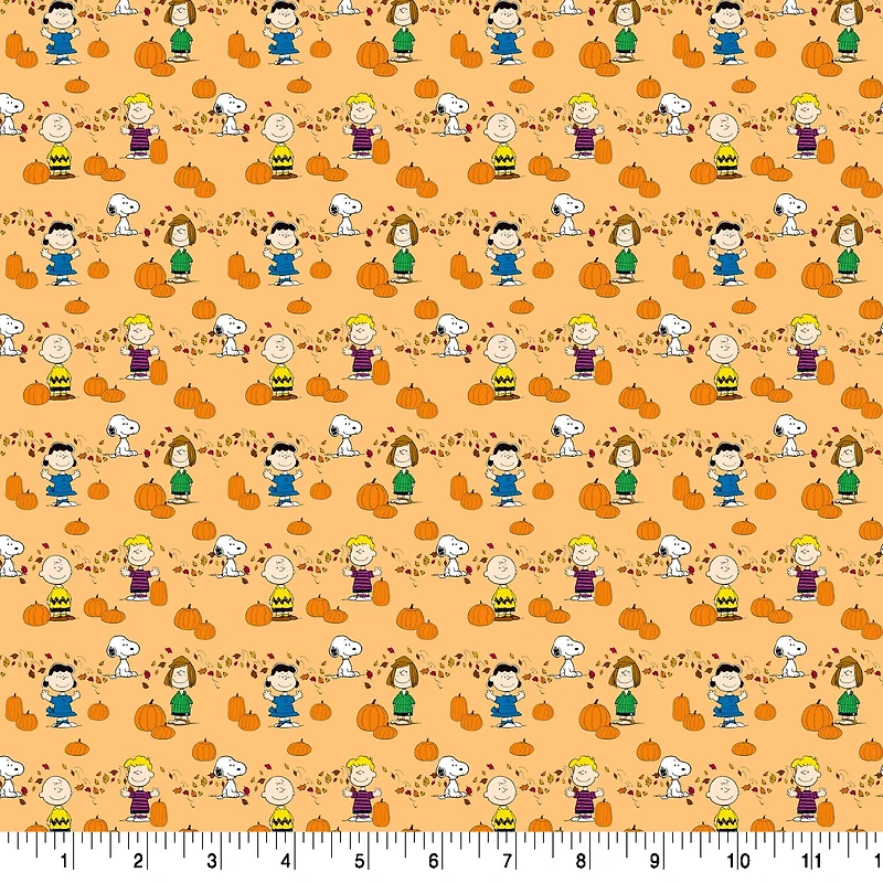 Peanuts® Pumpkin Patch Cotton Fabric