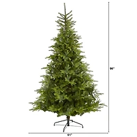 8ft. Unlit North Carolina Spruce Artificial Christmas Tree