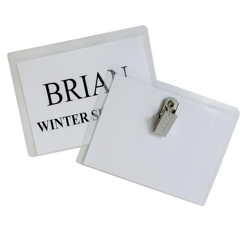 C-Line® Clip Style Name Badge Holder Kit, 50ct.