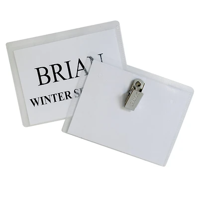 C-Line® Clip Style Name Badge Holder Kit, 50ct.