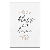Bless This Home 20" x 30" Canvas Wall Art