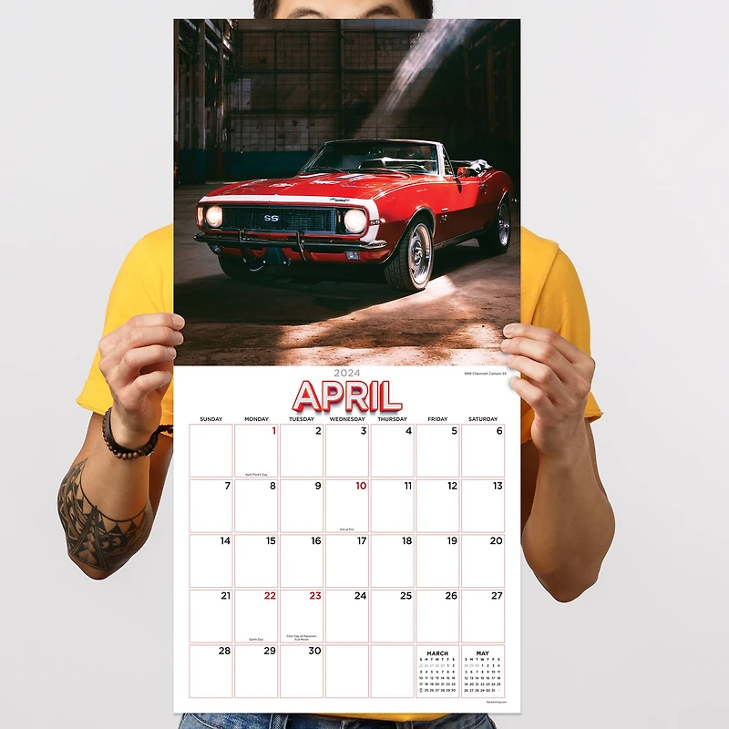 TF Publishing 2024 Camaro Wall Calendar