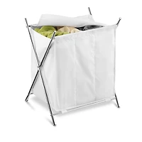 Honey Can Do Chrome Triple X-Frame Hamper
