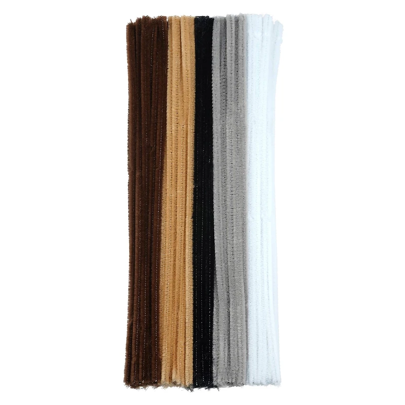 12 Pack: 100 ct. (1,200 total) Natural Chenille Pipe Cleaners by Creatology™
