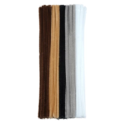 12 Pack: 100 ct. (1,200 total) Natural Chenille Pipe Cleaners by Creatology™