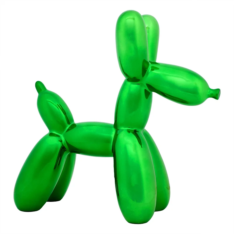 11" Electroplated Balloon Dog Figurine