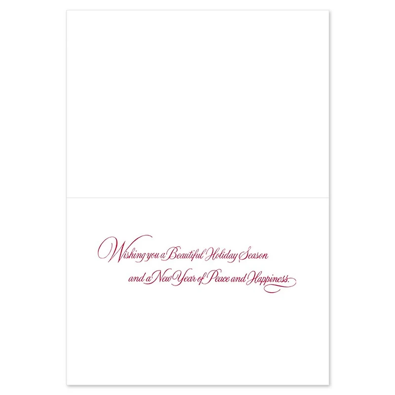 JAM Paper Building Frosty Christmas Card & Envelopes Set, 18ct.