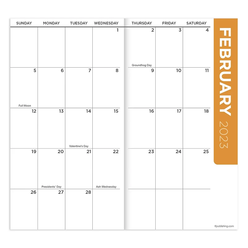 TF Publishing 2023-2024 Write Your Story 2-Year Small Monthly Pocket Planner