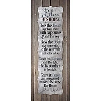 New Horizons Bless This House Wood Plaque