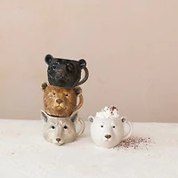 Hello Honey® 12oz. Animal Head Stoneware Mug Set
