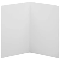 JAM Paper 4.625" x 6.25" White Blank Foldover Cards, 100ct.