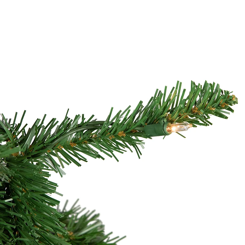 4.5ft. Pre-Lit White River Fir Artificial Christmas Tree, Clear Lights