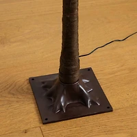 4ft. Pre-Lit Minimalist Autumn Maple Artificial Fall Tree with 56 LED Warm White & Orange Pumpkin Shaped Lights