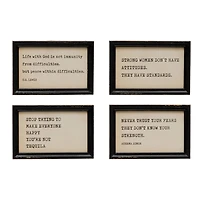 Hello Honey® Inspirational Sayings Wood Painting Set, 4ct.