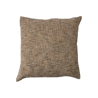 Hello Honey® Gray & Tan Mélange Cotton Blend Bouclé Pillow