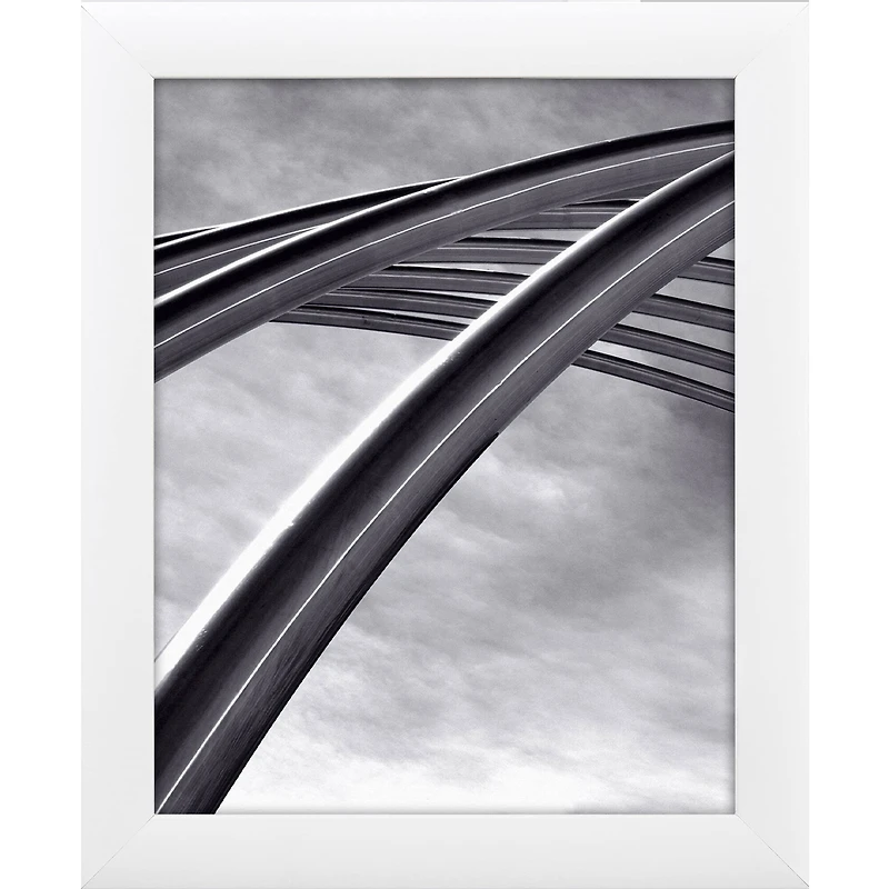 Craig Frames Contemporary White Satin Picture Frame