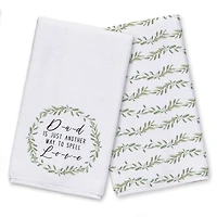 Dad is a Way to Spell Love Tea Towel Set