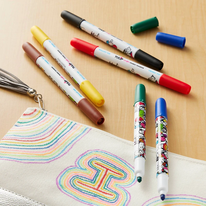 Tulip® Graffiti Fabric Markers™ Rainbow