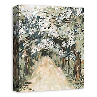Soft Jewel Treescape 11" x 14" Canvas Wall Art