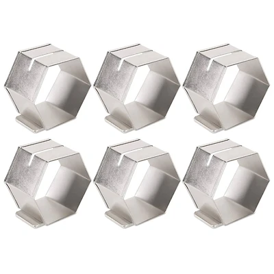 Antique Silver Place Holder Napkin Ring, 6ct.