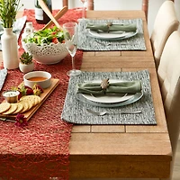 DII® Tonal Recycled Cotton Slubby Rib Placemats