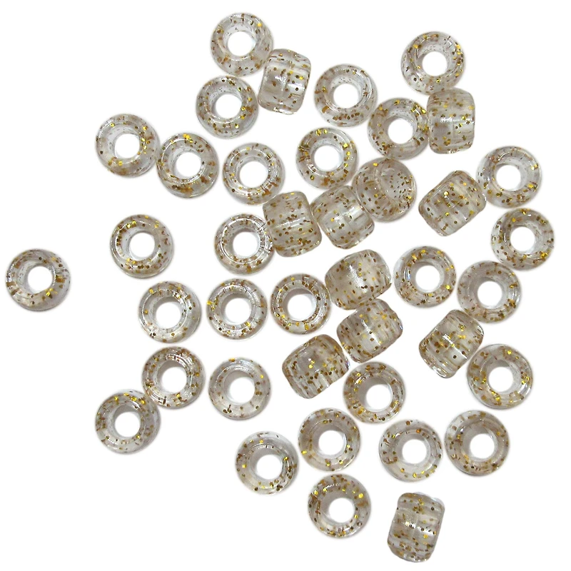 9mm Glitter Pony Beads by Creatology