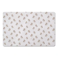 Delicate Floral Floor Mat
