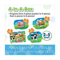 My First Puzzles - 4 In A Box - Farm: 20 Pcs