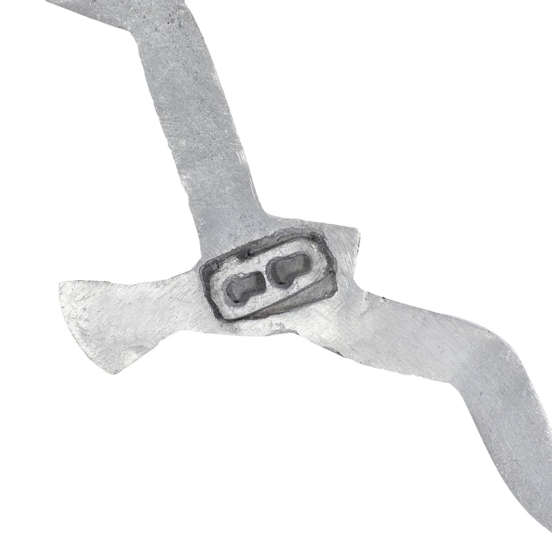 Set of 7 Silver Aluminum Coastal Birds Wall Decor, 16" x 4"