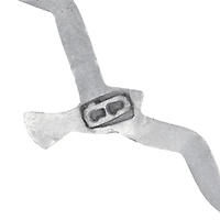 Set of 7 Silver Aluminum Coastal Birds Wall Decor, 16" x 4"