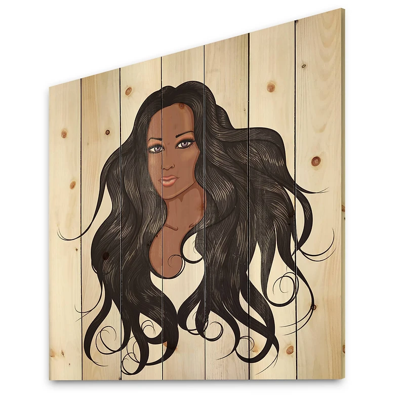 Designart - Portrait Of African American Woman XV