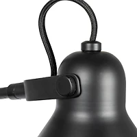 Hello Honey® 5ft. Black Modern 2-Light Metal Articulating Wall Sconce