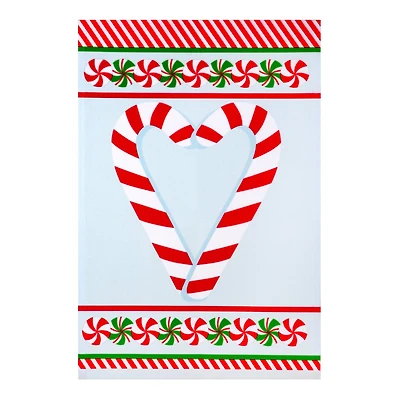 Candy Cane Heart Garden Flag by Ashland®