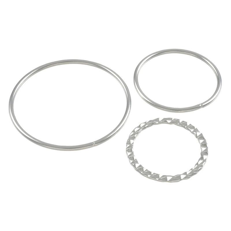 12 Packs: 30 ct. (360 total) Rhodium Chain Connectors by Bead Landing™