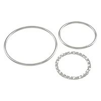 12 Packs: 30 ct. (360 total) Rhodium Chain Connectors by Bead Landing™