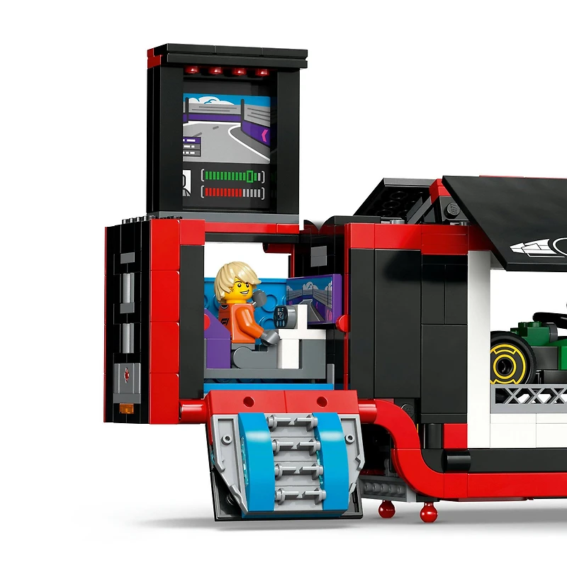 LEGO® City F1® Truck with RB20 & AMR24 F1® Cars Toy Racing Transporter Set