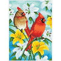 Diamond Dotz® Cardinal Family Diamond Painting Kit