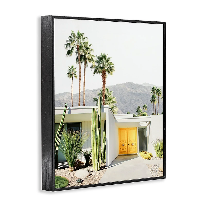 Stupell Industries Palm Springs House Photography Framed Giclee Art