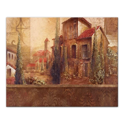 Tuscan Villa Montage Canvas Wall Art