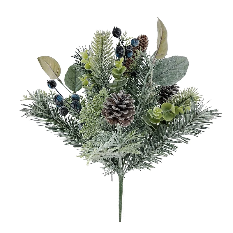 18" Pinecone & Blue Berry Deluxe Bush by Ashland®