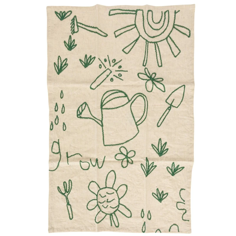 Hello Honey® Fruit, Garden & Wine Cotton & Linen Tea Towels, 3ct.