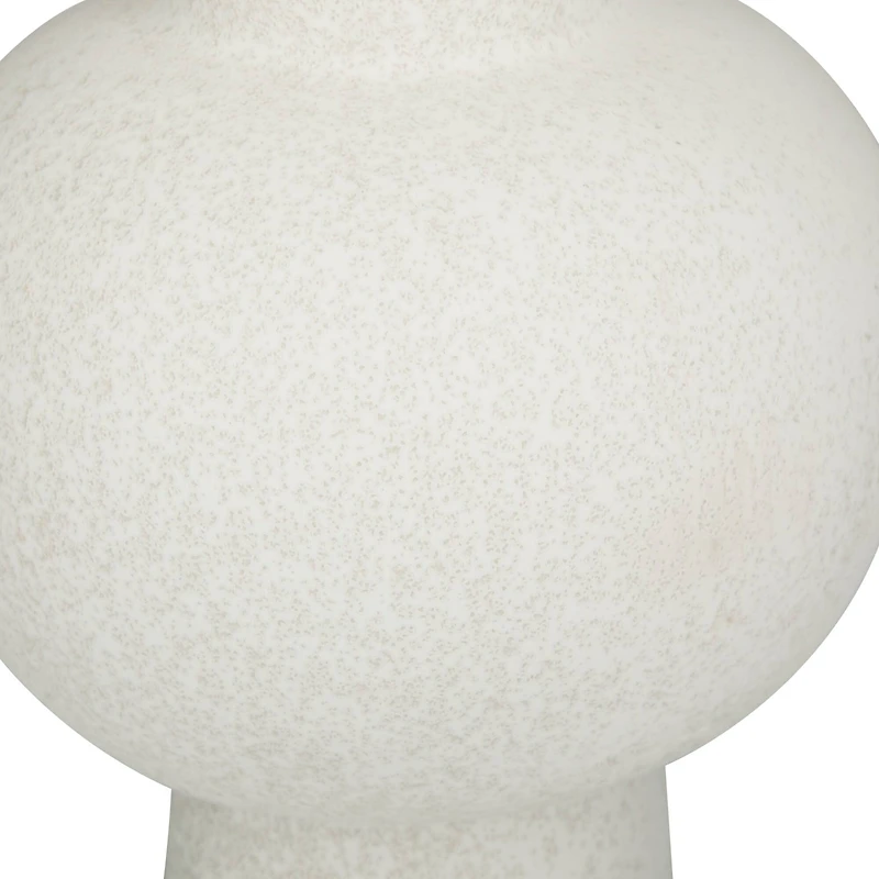 CosmoLiving by Cosmopolitan White Ceramic Modern Vase