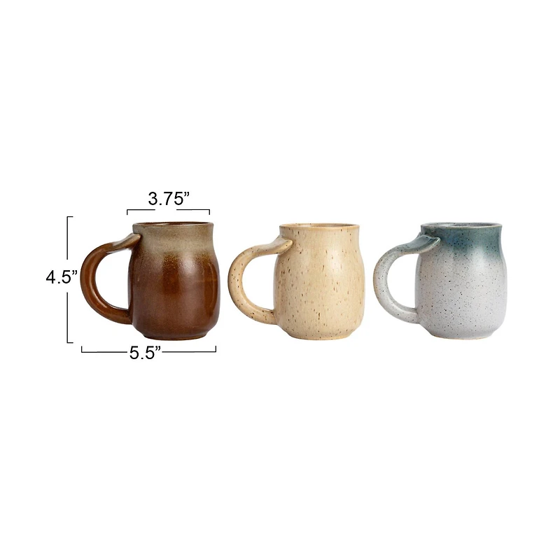 Hello Honey® 20oz. Stoneware Mug with Whale Tail Handle, 6ct.